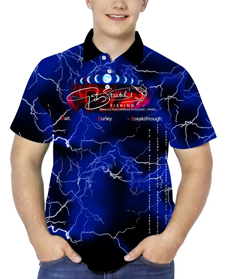 Burley Baptism custom fishing shirt black front