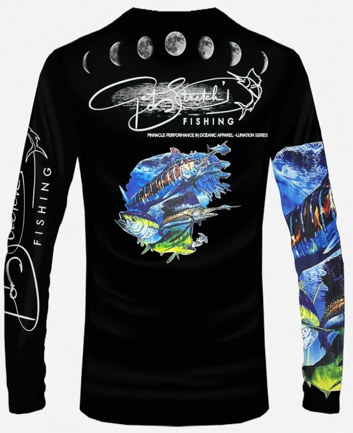 Froth Custom fishing Shirt back black