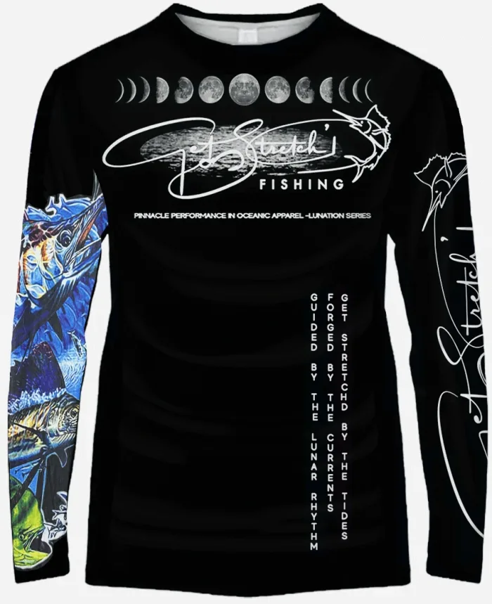 Froth Custom fishing Shirt black front