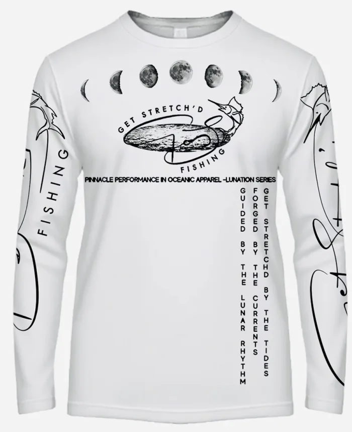 Lunar Gamefish – Stretch Summit - fishing shirt white front